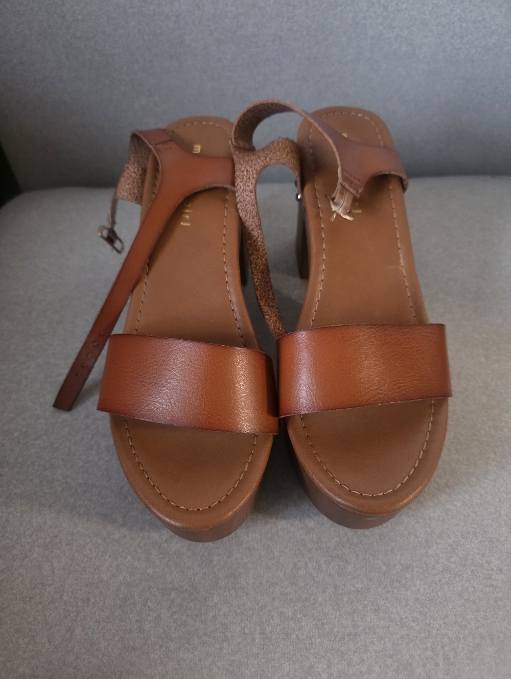 Madden Girl Brown Sandals - Picture 2 of 5